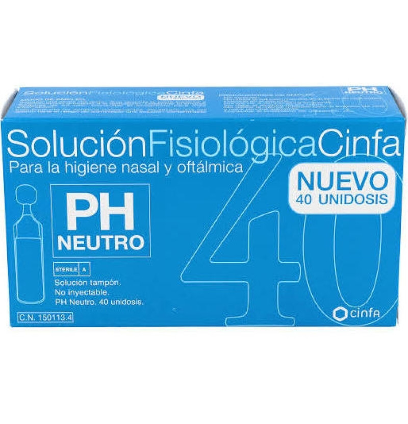 Cinfa Solución Fisiologica (monodosis 5 ml 40 U) - Cinfa S a