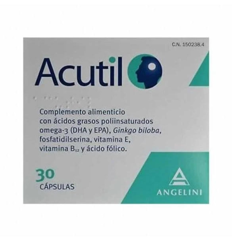 Acutil (30 Cápsulas) - Farmaceutica Angelini S.a