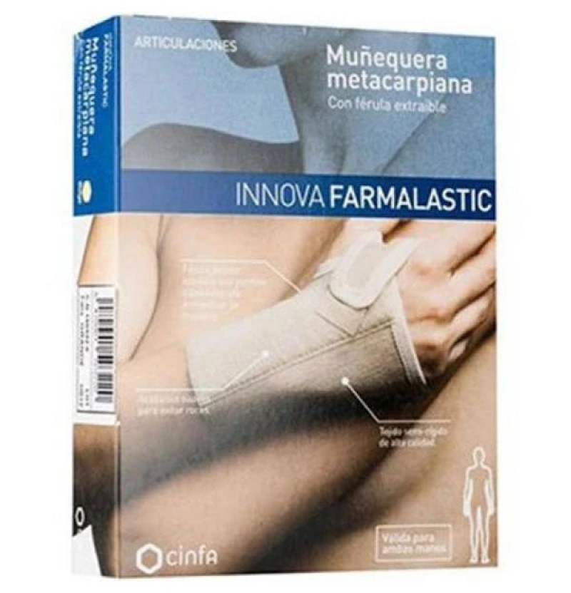 Muñequera Metacarpiana - Farmalastic Innova Ferula (1 Unidad Talla Grande) - Cinfa S a