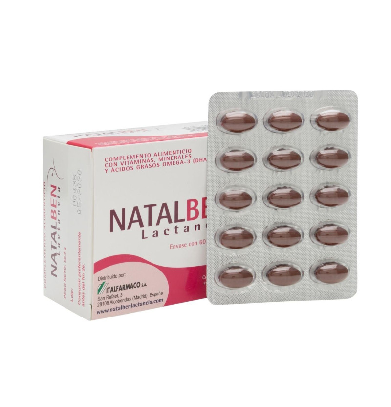 Natalben Lactancia (60 Cápsulas) - Italfarmaco S a