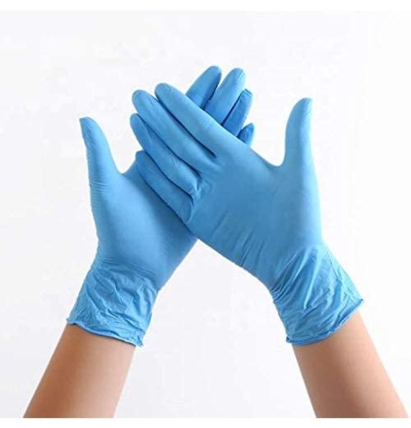Guantes de Nitrilo para Exploracion - Corysan Ambidiestro No Esteril (100 Unidades Talla Grande) - Distrosur