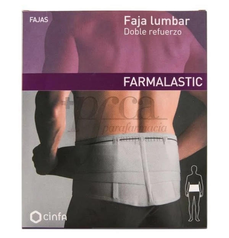Faja Lumbar - Farmalastic Doble Refuerzo (talla 2) - Cinfa S a