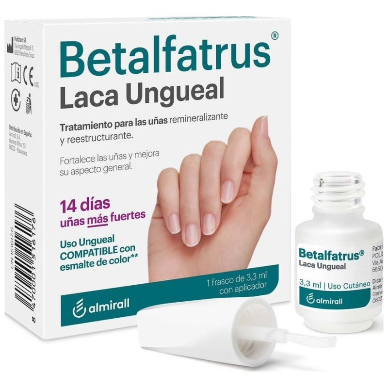 Almirall Betalfatrus Laca Ungueal en Frasco, 3,3 ml - Betalfatrus