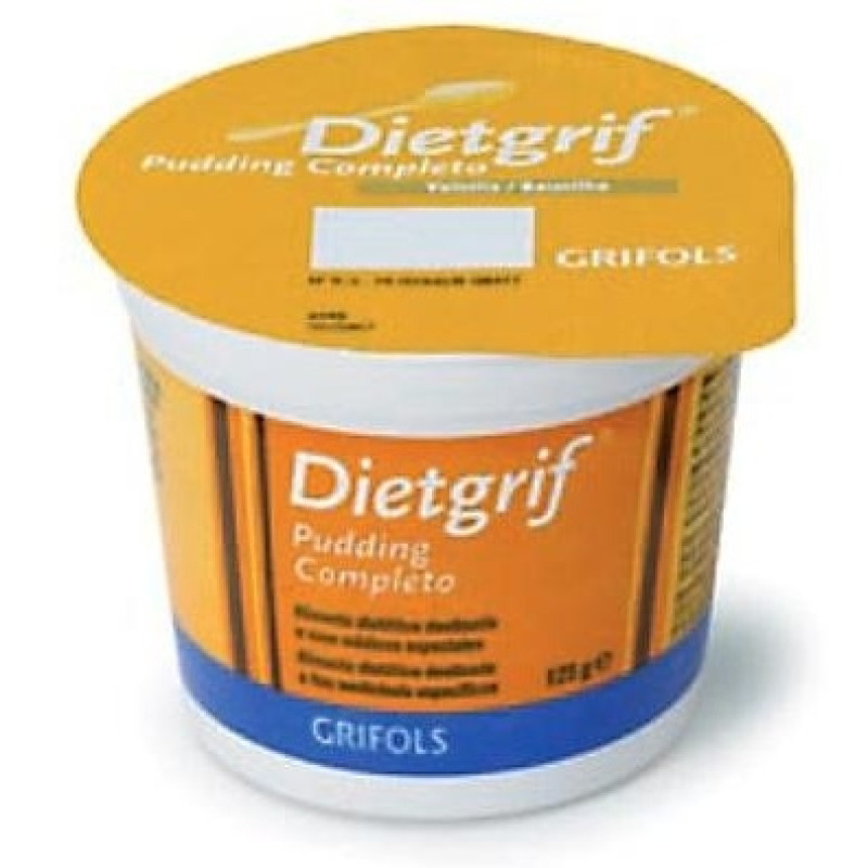 Pudding Completo Sabor Vainilla 125g 24uds - Dietgrif