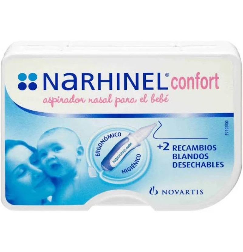 Narhinel Confort Aspirador Nasal (1 u +2 Recambios) - Novartis Consumer Healh S.a