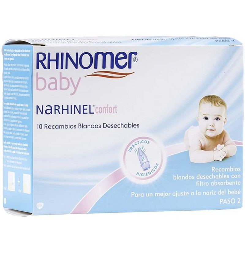 Narhinel Confort Aspirador Recambio (10 Blando Desechable) - Novartis Consumer Healh S.a