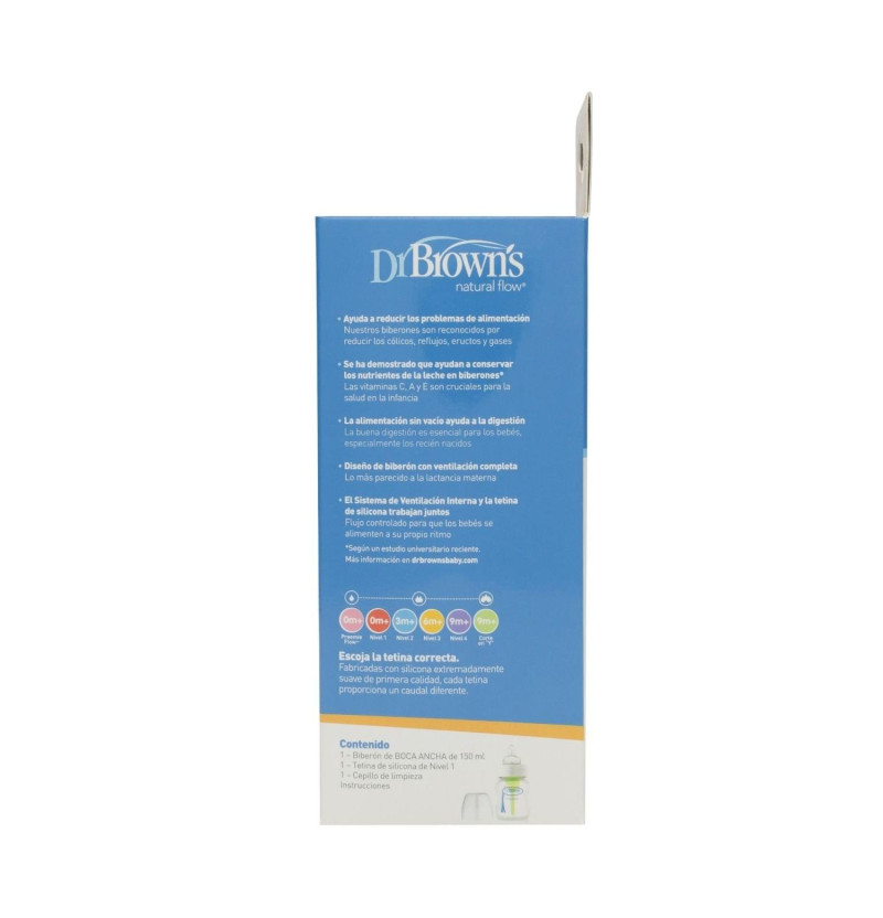 Biberon Estrecho - Dr Brown´S Natural Flow Options+ (120 Ml)