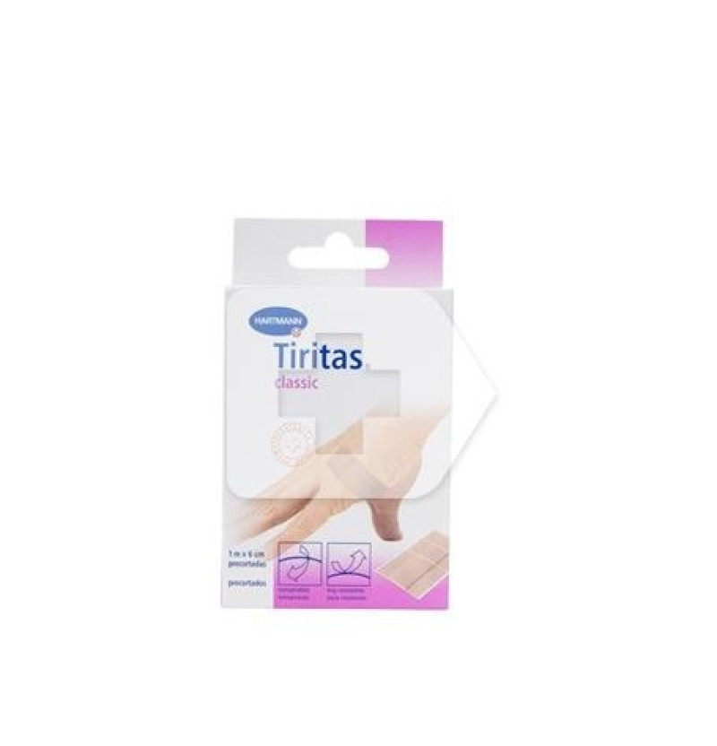 Tiritas Classic - Aposito Adhesivo (10 Unidades 10 cm X 6 cm Continuas) - Laboratorios Hartmann
