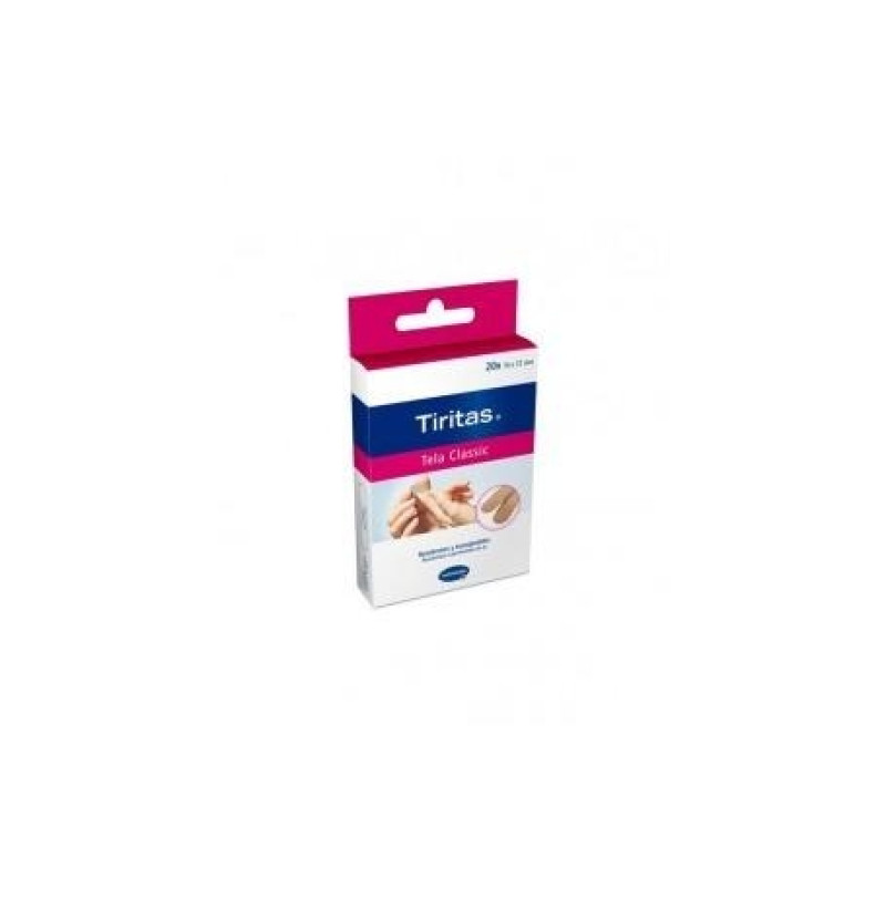 Tiritas Classic - Aposito Adhesivo (20 Unidades 72 mm X 19 Mm) - Laboratorios Hartmann