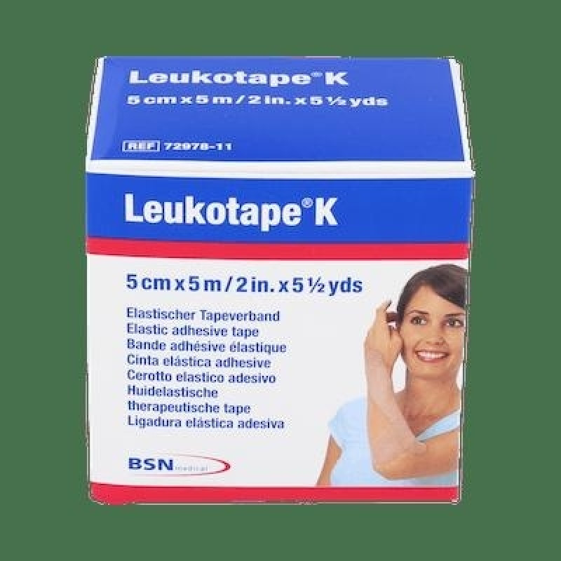 K Vendaje Neuro Muscular Tecnica Vnm Beige 5 cm X 5 C - Leukotape