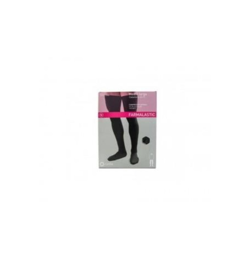 Media Caballero Larga (a - F) Compresion Normal - Farmalastic Silicona (2 Unidades Talla Grande) - Cinfa S a