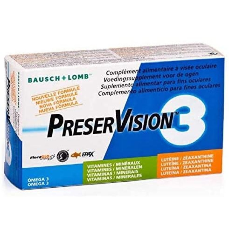 Preservision 3 (60 Cápsulas) - Bausch & Lomb