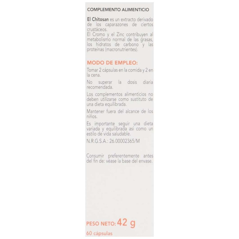 Arkopharma Arkodiet Chitosán Extra Forte 500 mg, 60 Cápsulas - Chitosan