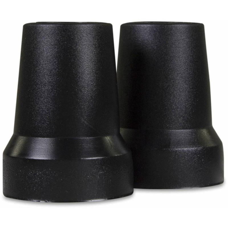 Contera Negra para Bastón Inglés 18 Mm, 2 Uds - Corysan