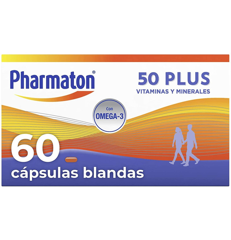 Pharmaton 50 Plus (60 Cápsulas) - Sanofi