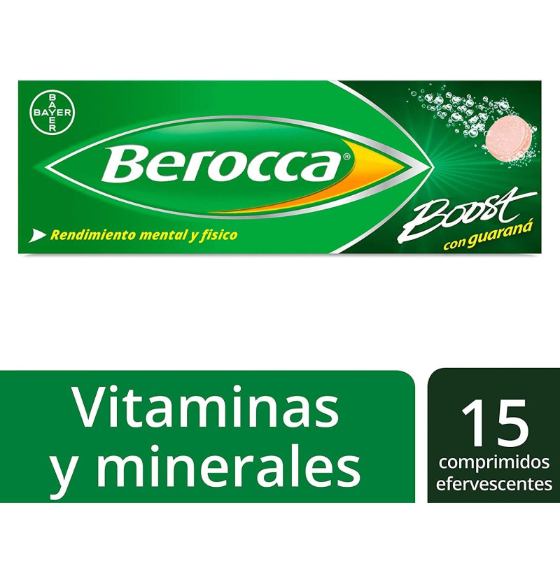 Berocca Boost (15 Comprimidos Efervescentes) - Bayer