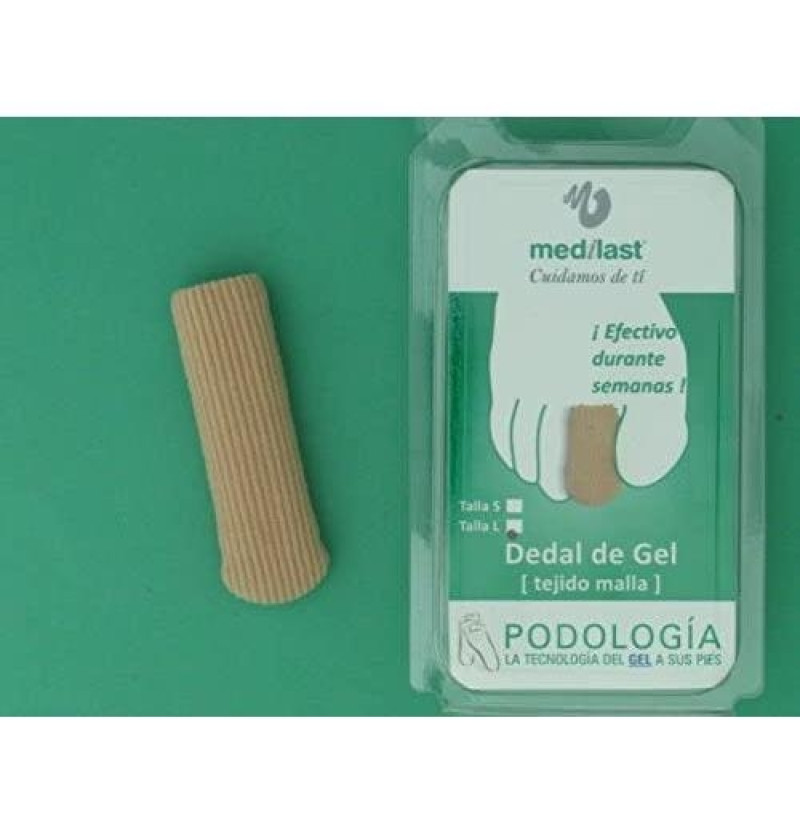 Dedal Proteccion Dedos Pies - Medilast Forrado de Gel (tejido Malla T - L 1 U) - Medilast