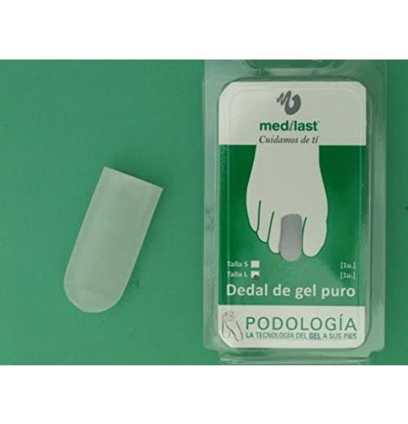 Dedal Proteccion Dedos Pies - Medilast Forrado De Gel Puro (T- L 1 U)