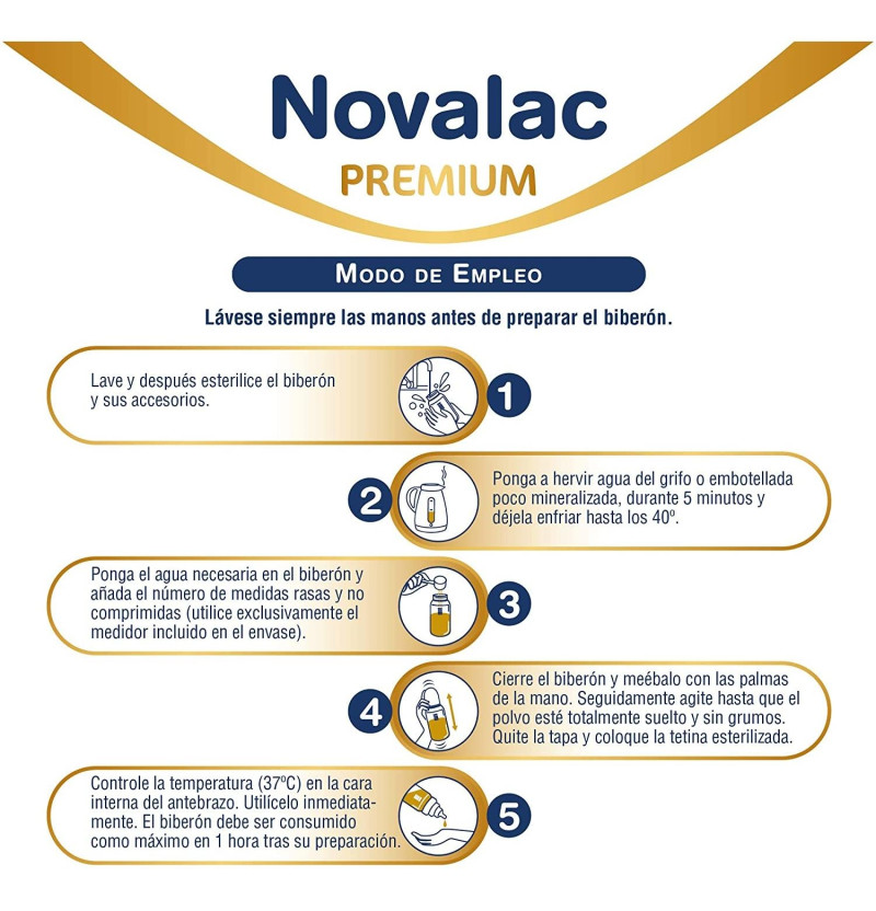 Novalac Premium 3 Preparado Lacteo (1 Envase 800 G) - Menarini