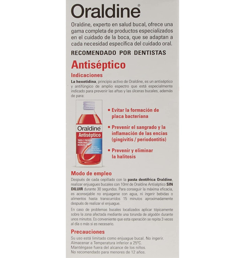 Oraldine Antiseptico (1 Envase 200 ml) - Otros Laboratorios