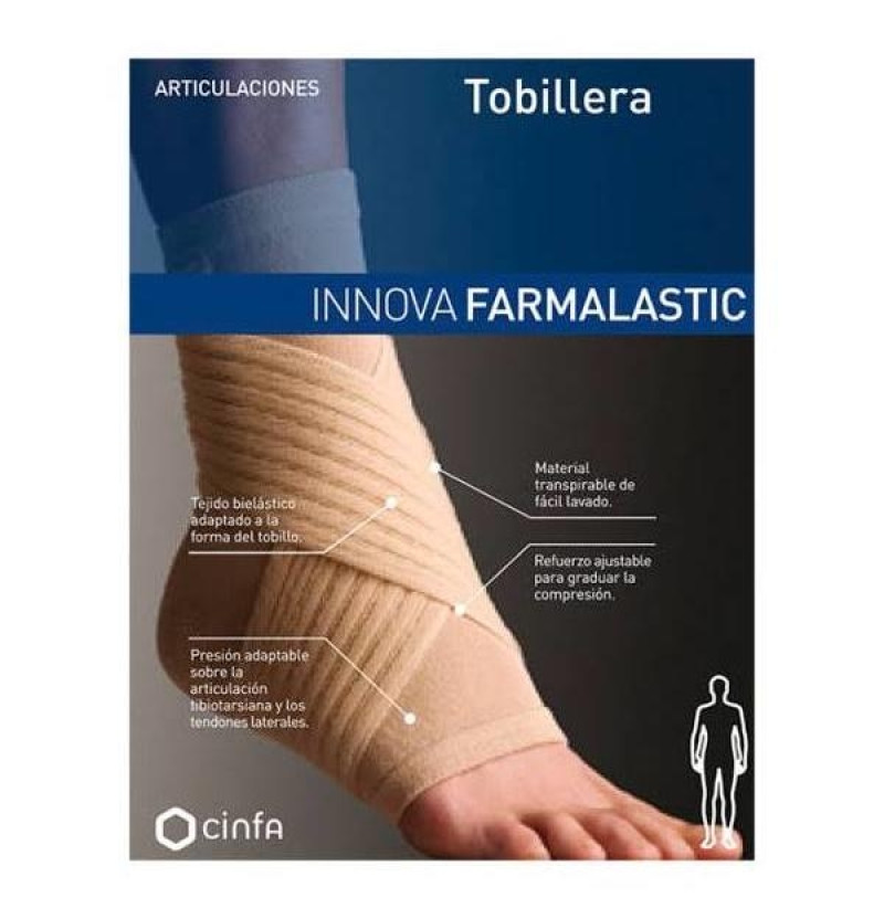Tobillera - Farmalastic Innova (1 Unidad Talla Grande) - Cinfa S a