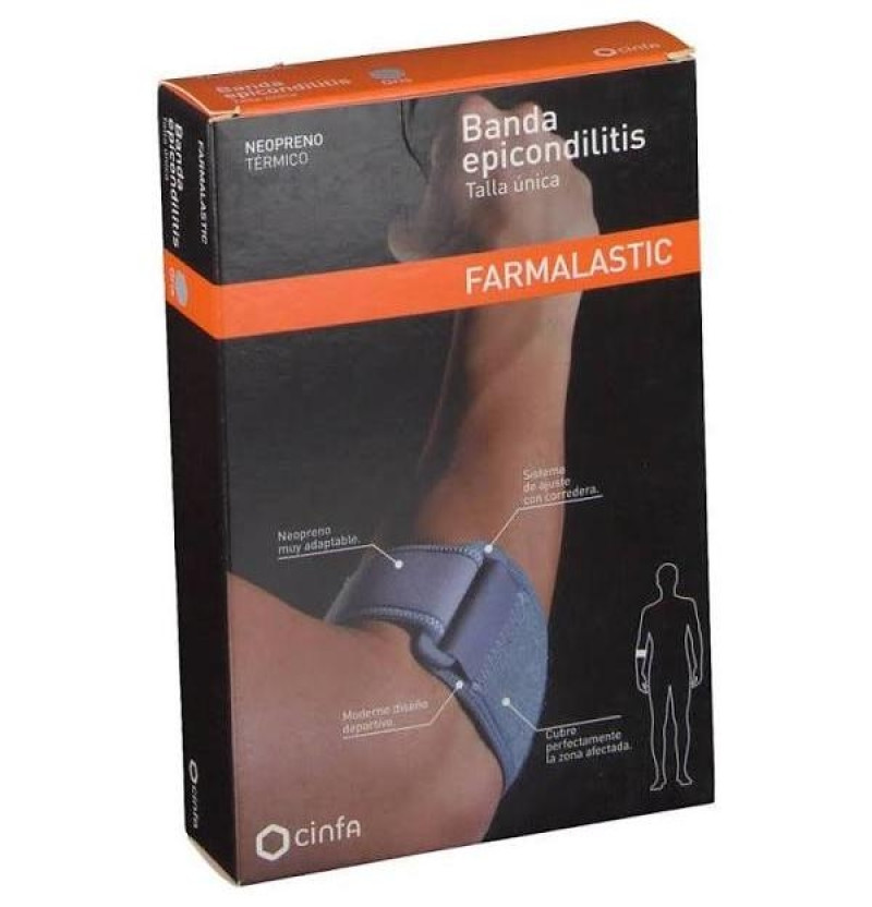 Codera Banda Epicondilitis - Farmalastic Neopreno (1 Unidad Talla Unica) - Cinfa S a