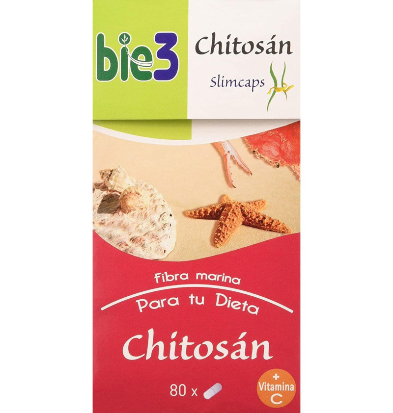 Bie3 Chitosan 500 mg, 80 Caps - Bio3