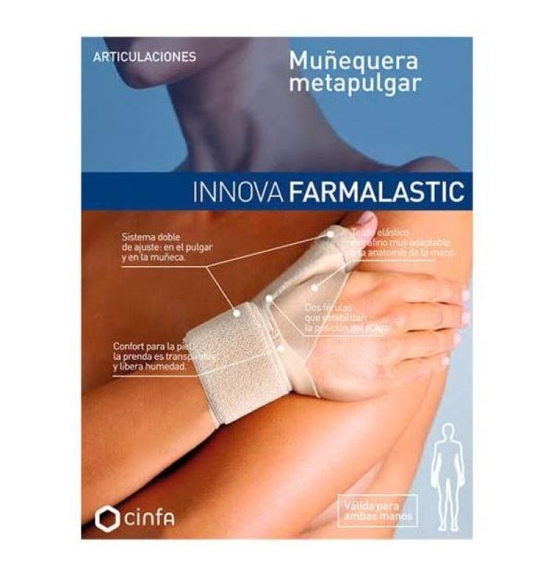 Muñequera Metapulgar - Innova Farmalastic (1 Unidad Talla 1) - Cinfa S a