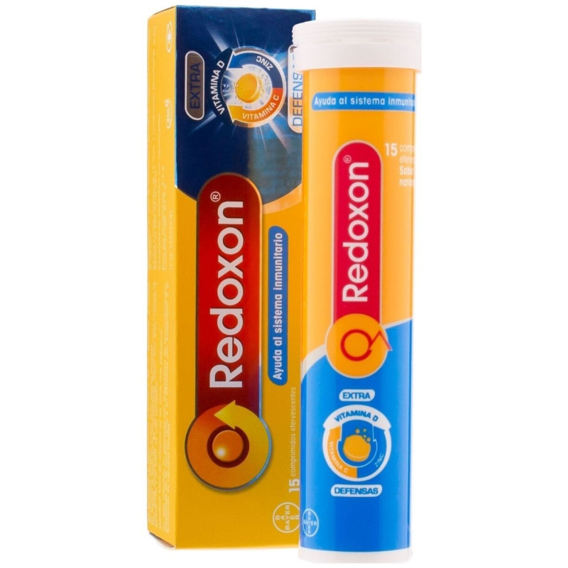 Redoxón Doble Acción Sabor Naranja, 15 Comprimidos - Redoxon
