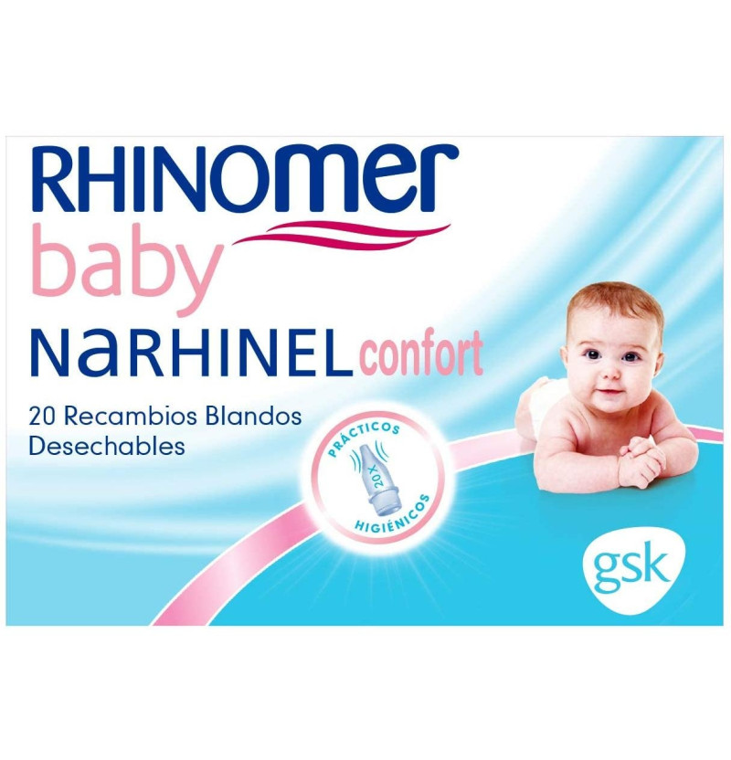 Narhinel Confort Aspirador Recambio (20 Blando Desechable) - Novartis Consumer Healh S.a