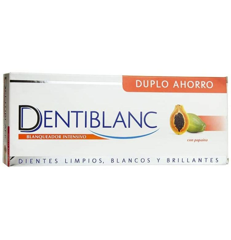 Dentiblanc Blanqueador Intensivo Pasta Dental (2 Envases 100 ml Duplo) - Laboratorios Viñas, S.a