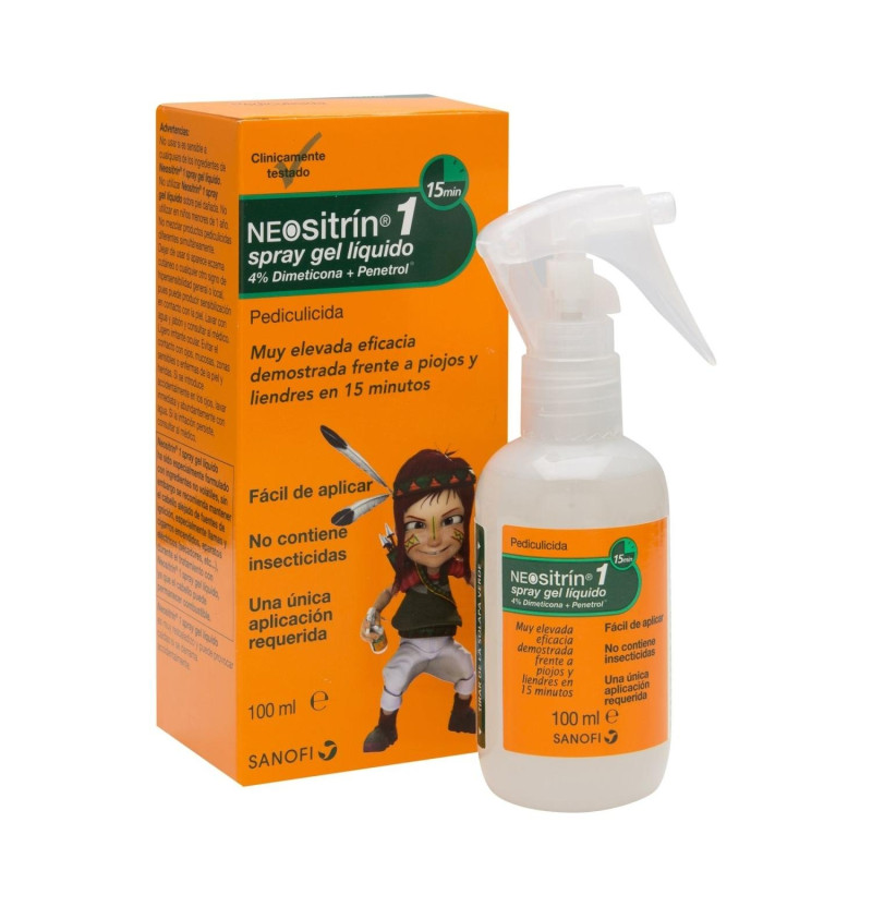 Neositrin Spray Gel - Antipiojos (1 Envase 100 Ml)