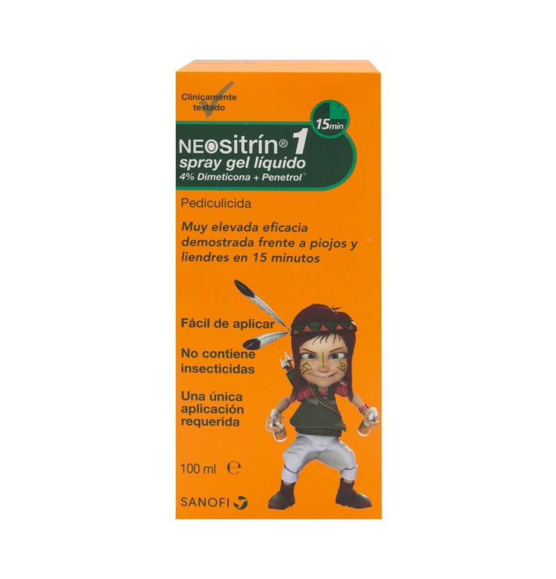 Neositrin Spray Gel - Antipiojos (1 Envase 100 Ml)