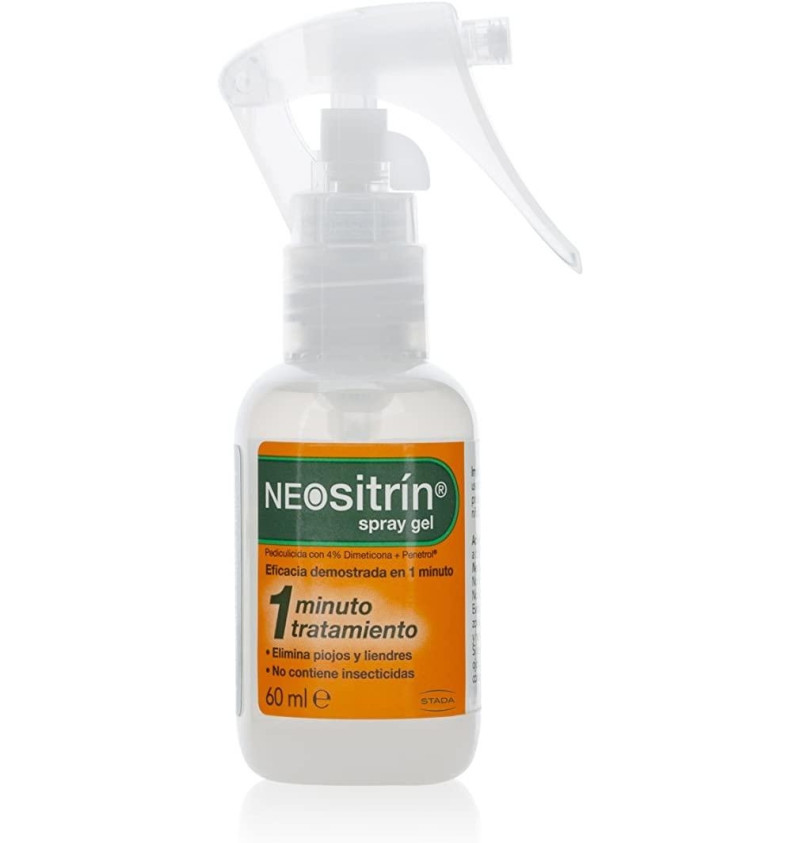 Neositrin Spray Gel - Antipiojos (1 Envase 60 ml) - Sanofi