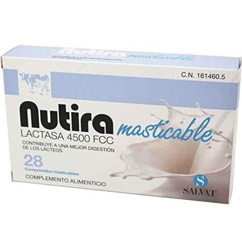 Nutira Lactasa 4500 Fcc (28 Comprimidos Masticables) - Salvat S a