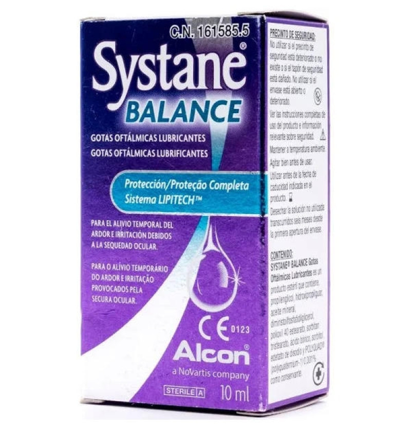Systane Balance, Gotas Oftálmicas Lubricantes, 10 Ml. - Alcon