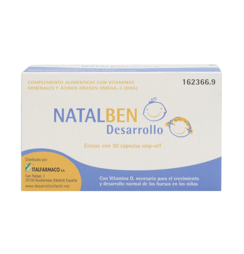 Natalben Desarrollo (30 Capsulas Snip-Off)