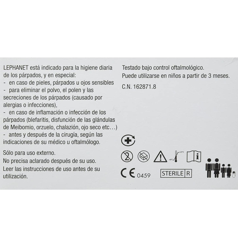 Lephanet Toallitas Esteriles (12 Toallitas)