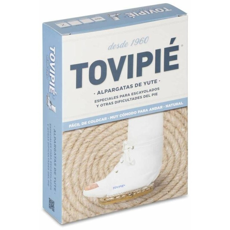 Tovipié Alpargatas de Yute Especiales Escayolados Hombre 1ud - Tovipie