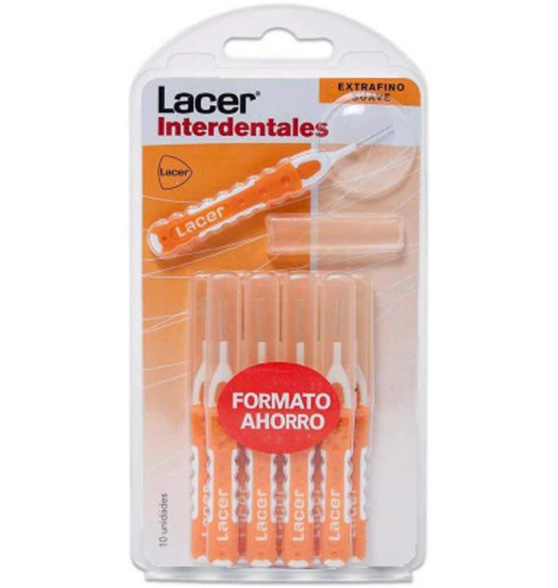 Cepillo Interdental - Lacer (extrafino Suave Recto 10 Unidades) - Lacer Laboratorios Sa