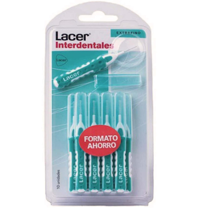 Cepillo Interdental - Lacer (extrafino Recto 10 Unidades) - Lacer Laboratorios Sa