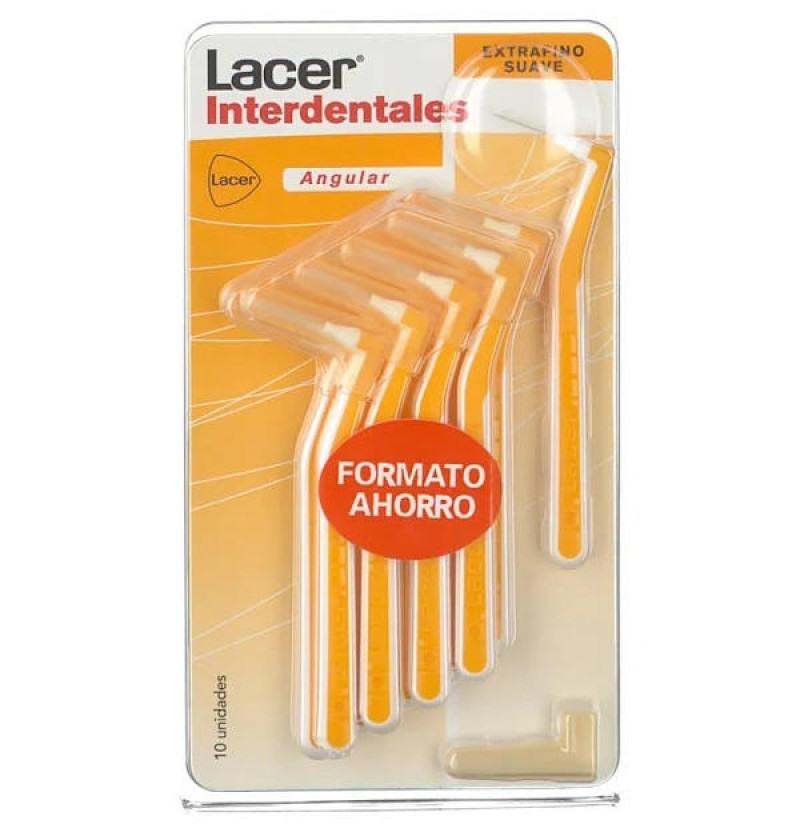 Cepillo Interdental - Lacer (angular Extrafino Suave 10 Unidades) - Lacer Laboratorios Sa