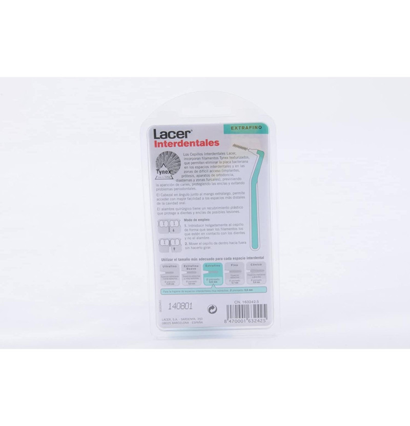 Cepillo Interdental - Lacer (Angular Extrafino 10 Unidades)