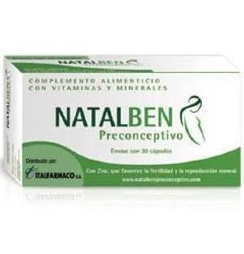 Natalben Preconceptivo (30 Cápsulas) - Italfarmaco S a