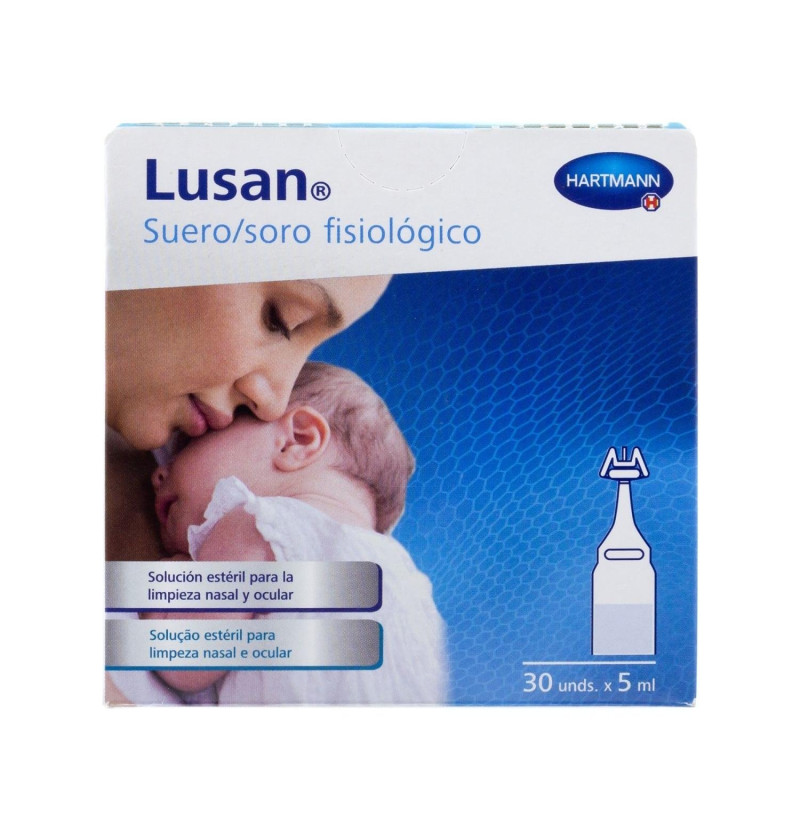 Lusan Suero Fisiologico Nasal (30 Monodosis 5 ml) - Laboratorios Hartmann