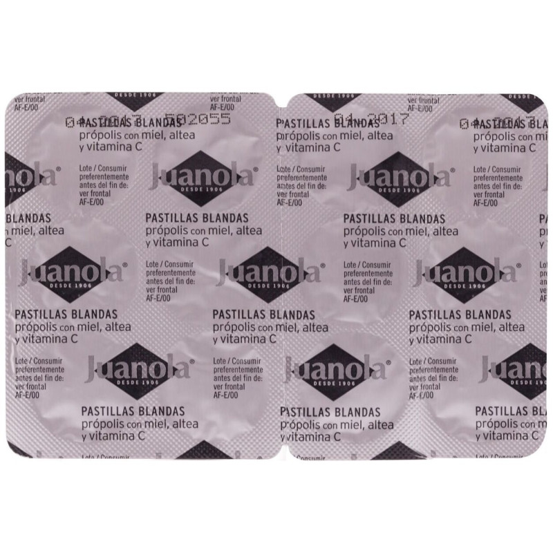 Pastillas Própolis con Miel, Altea + Vitamina C con Sabor a Naranja, 24 Uds - Juanola