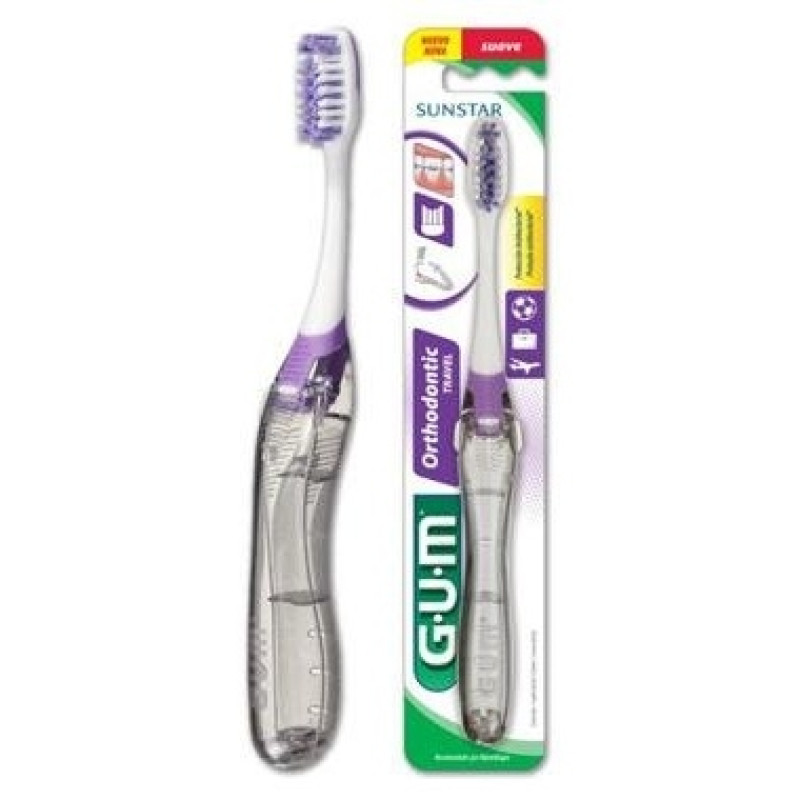 Gum® Cepillo Dental Ortodoncia Viaje 125 1ud - Cepillo