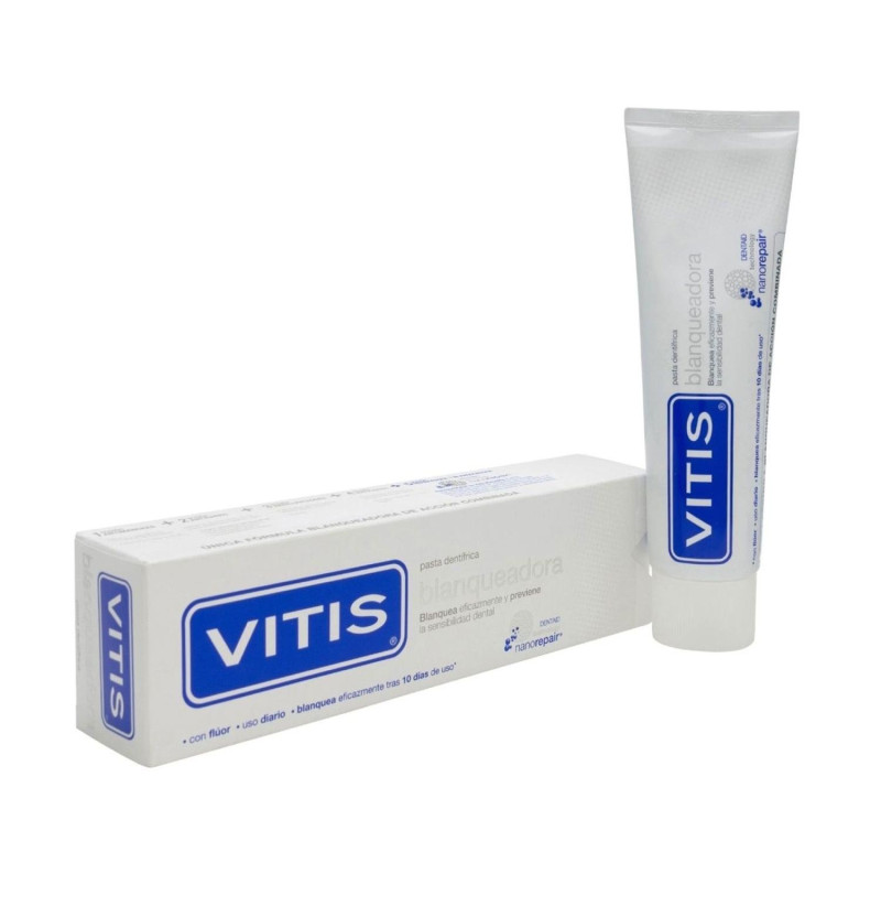 Vitis Blanqueadora Pasta Dentifrica (1 Envase 100 ml) - Dentaid