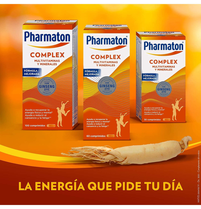 Pharmaton Complex (100 Comprimidos) - Sanofi
