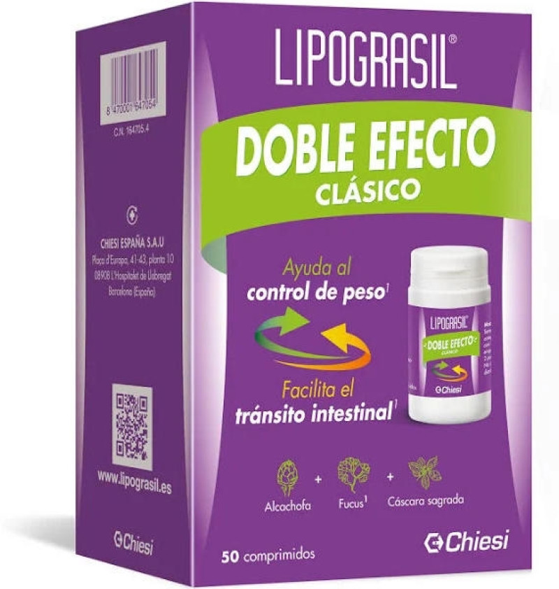 Lipograsil Doble Efecto Clasico (50 Comprimidos) - Chiesi